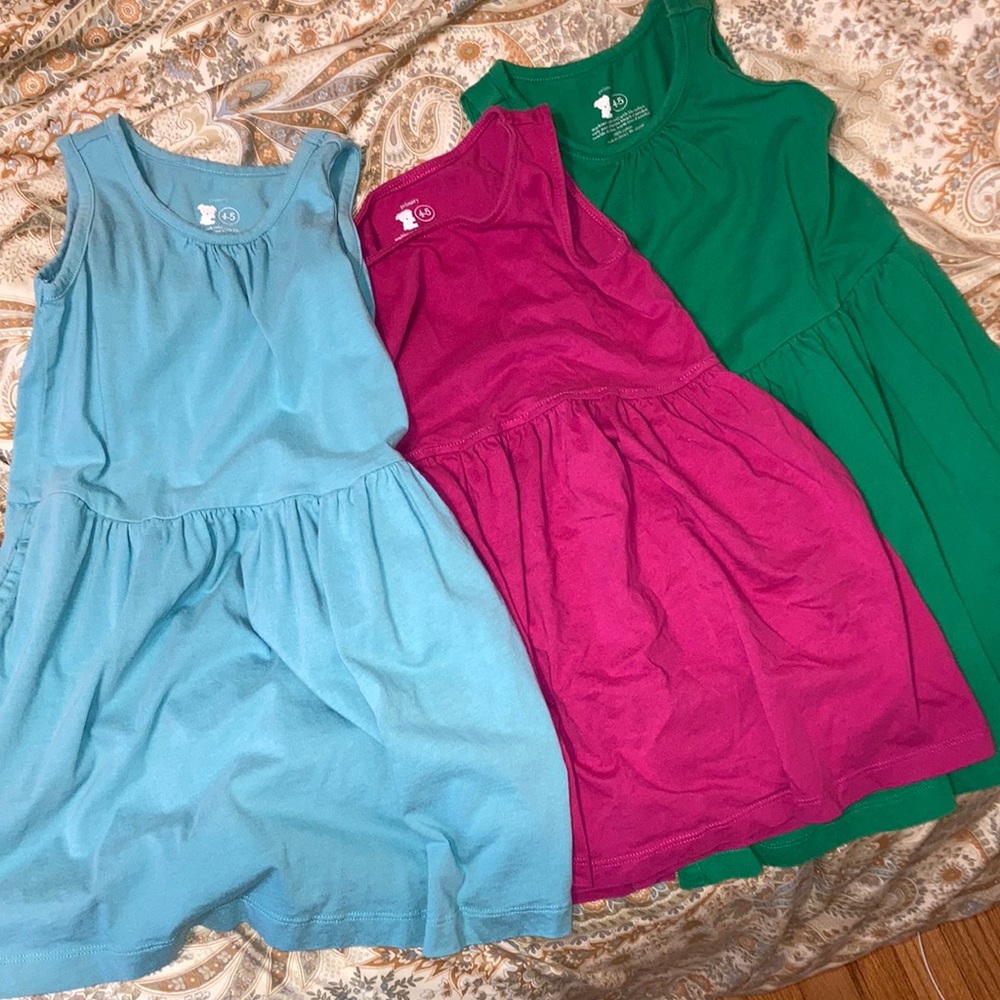 3 Primary dresses